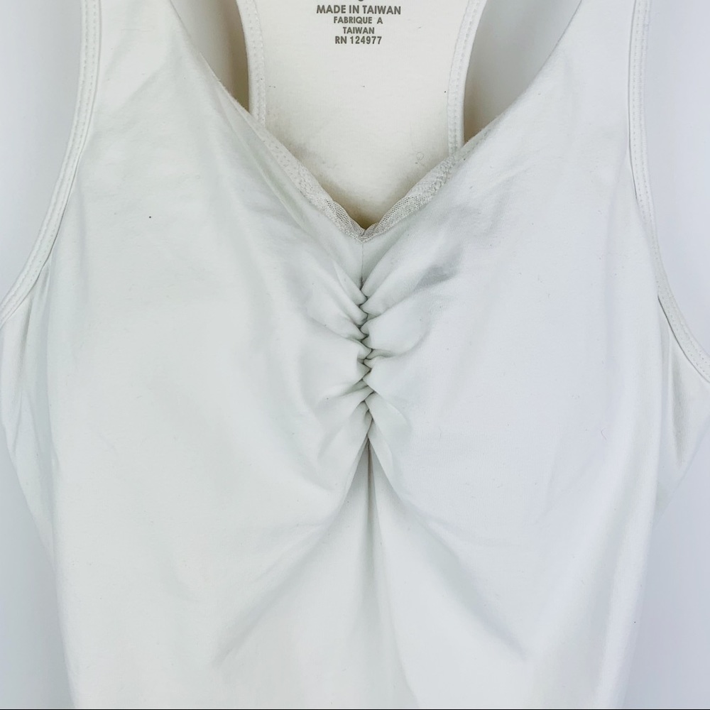 PrAna Women’s Sabin‎ T-Back Top White - Picture 5 of 12